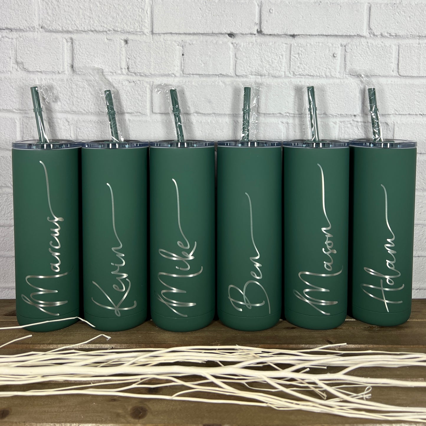 20 oz. Personalized Tumbler-Engraved Tumbler-Personalized Tumbler With Straw-Sliding Lid-Bridesmaid Gift-Girls Trip