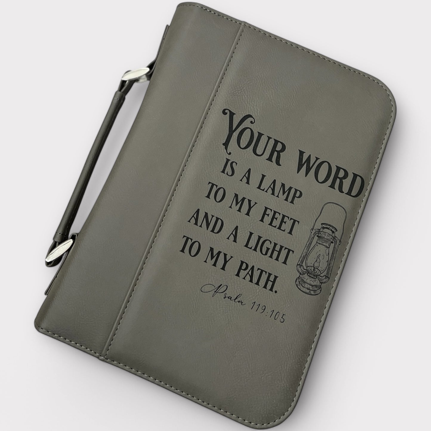 Bible Cover-Leatherette Book Cover-Personalized Gift for Christian-Pastor-Church Leader-Faith Based-Religious Gift