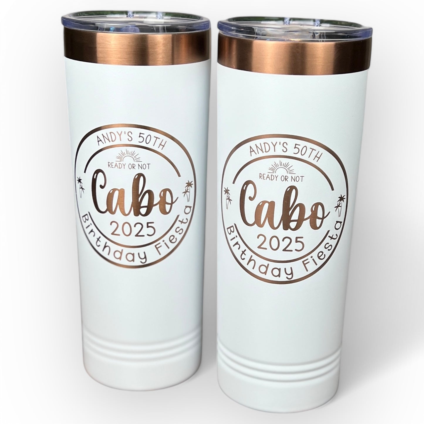 Personalized 22 oz. Insulated Polar Camel Skinny Tumbler-Engraved Tumbler-Trip Tumbler-Wedding Party-Spring Break-Vacation-Couples Gift