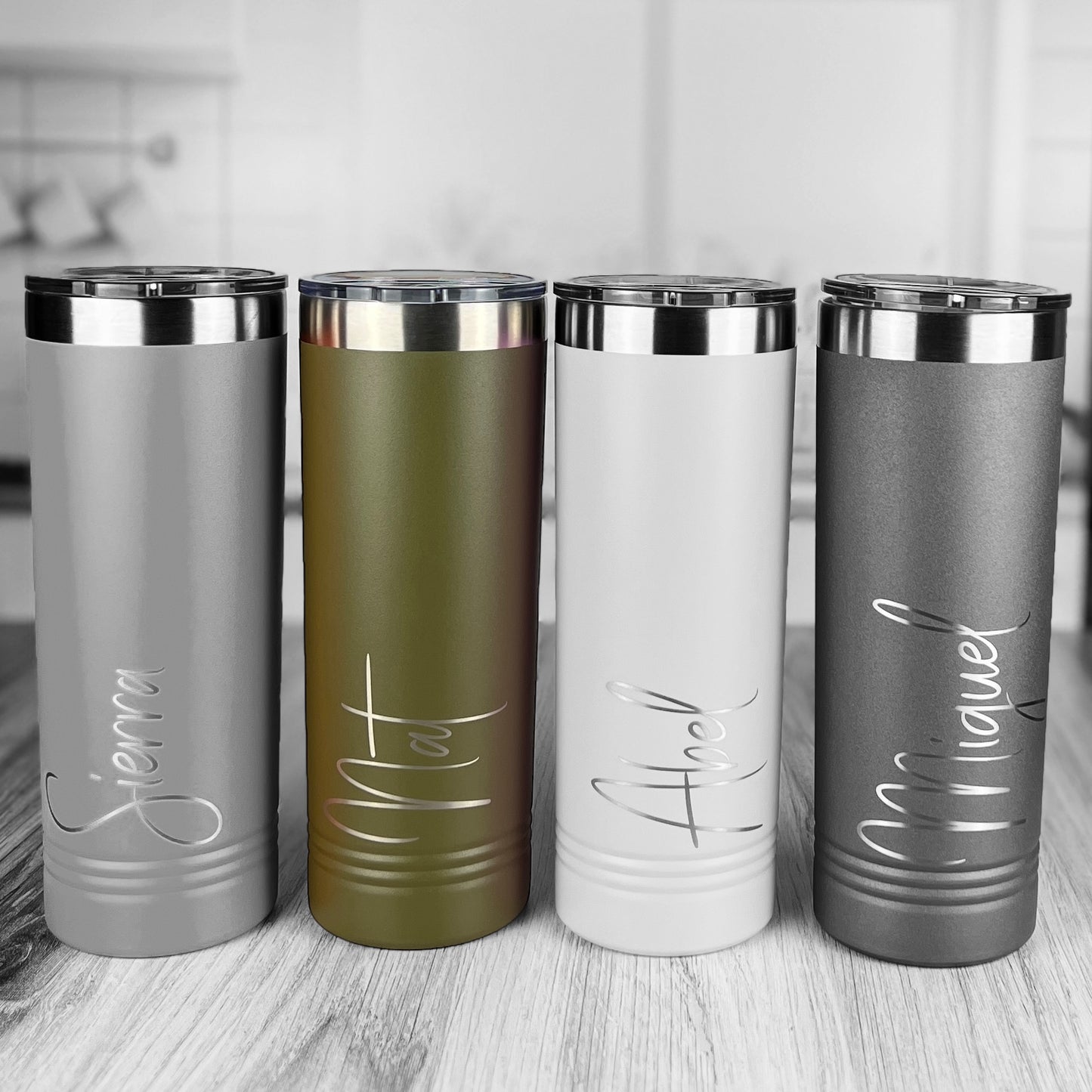 Personalized 22 oz. Insulated Polar Camel Skinny Tumbler-Engraved Tumbler-Trip Tumbler-Wedding Party-Spring Break-Vacation-Couples Gift