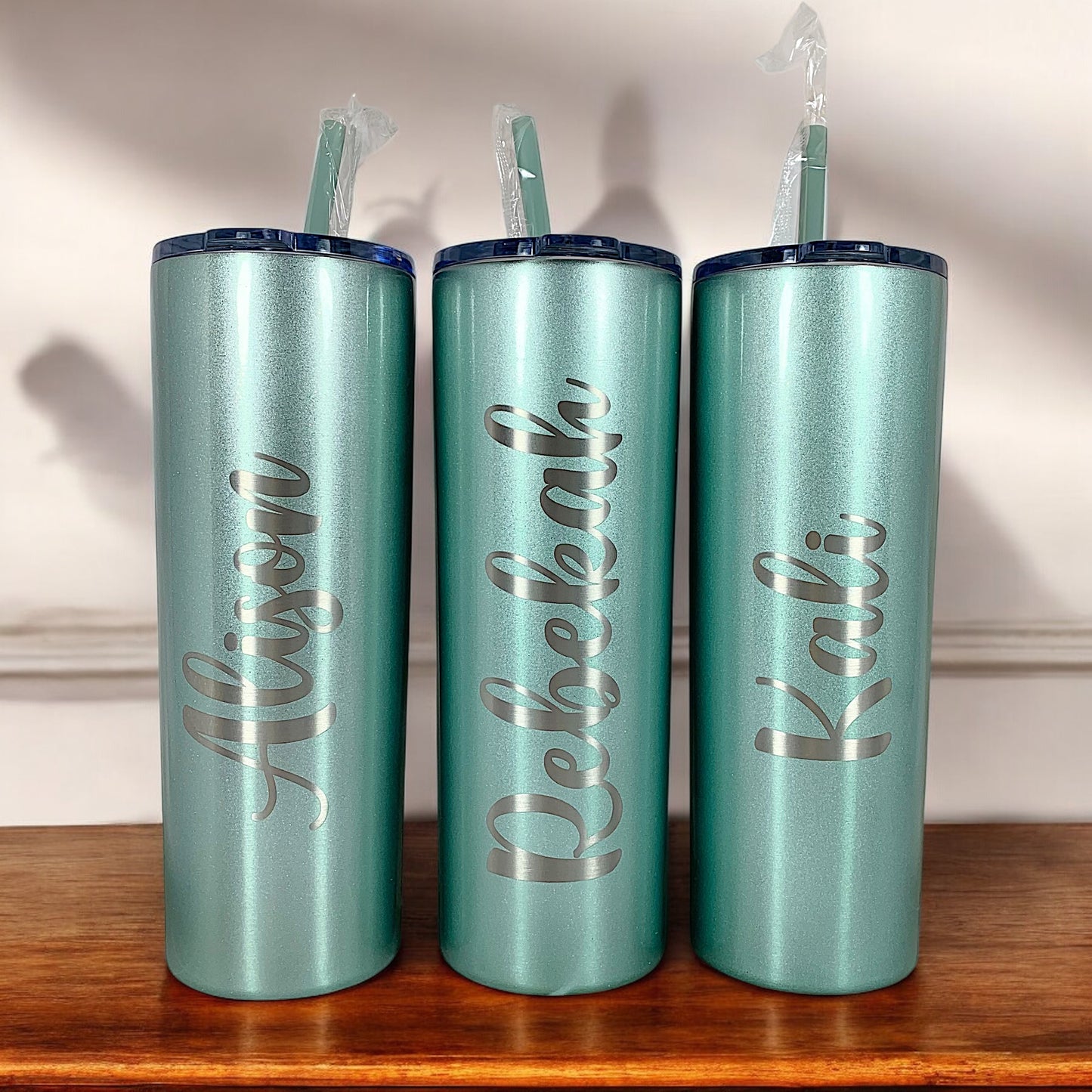 Bridesmaid Tumblers-Wedding Party Gift-20 oz. Laser Engraver Personalized Tumbler