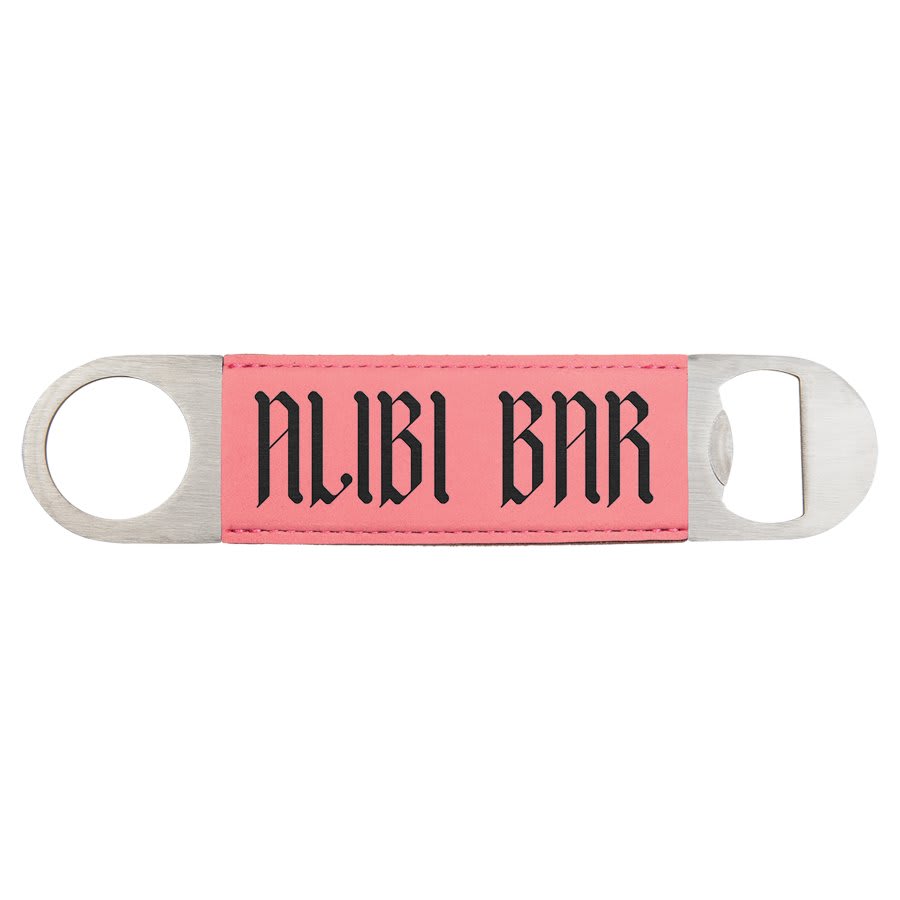 Bottle Opener-Leatherette Personalized-Fathers Day Gift