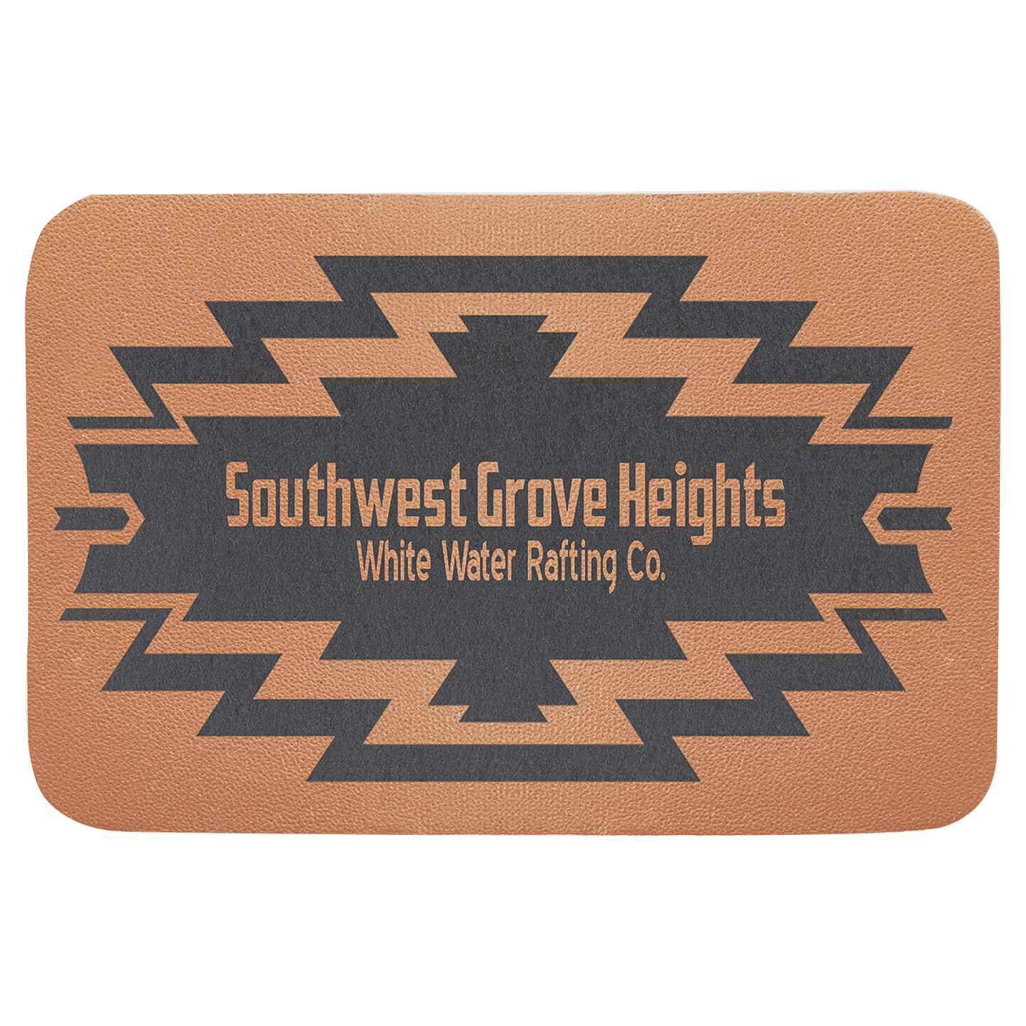 Patch, Genuine Leather Rectangle