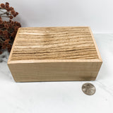 Zebra Wood and Curly Maple Box Keepsake Box-8168