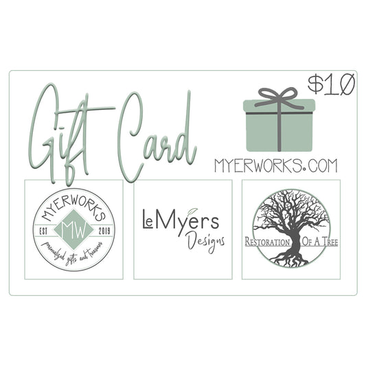 Gift Card, Plastic; Will Be Shipped