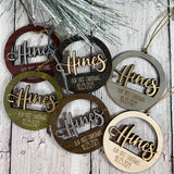 Personalized Wood Ornament