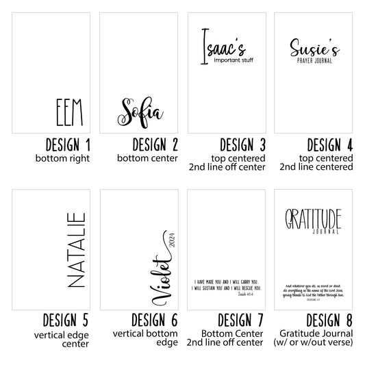 Leatherette Lined Journal