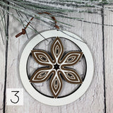 Snowflake Ornaments, Wood