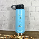 20 oz. Personalized Water Bottle-Laser Engraved Tumbler