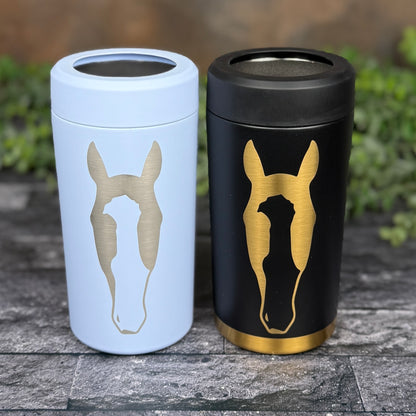 Frost Buddy Can Cooler w/ Logo-Personalized Laser Engraved Can Holder-Custom Stainless Steel Can Holder