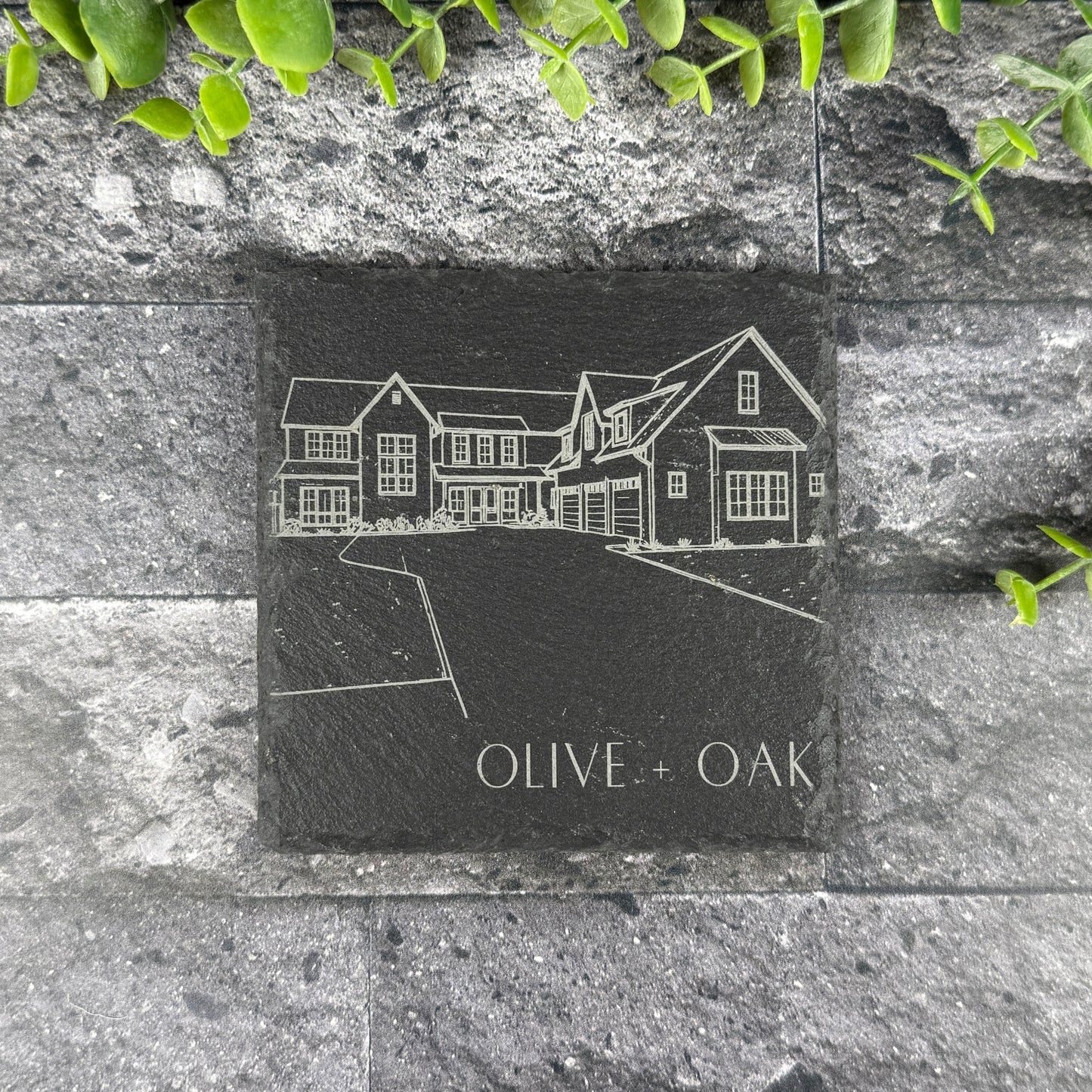 Slate Coaster with Image