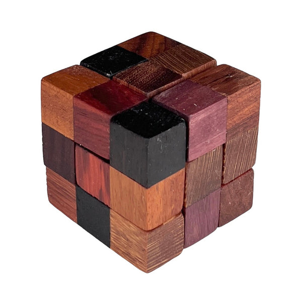 Soma Cube Exotic Wood Puzzle