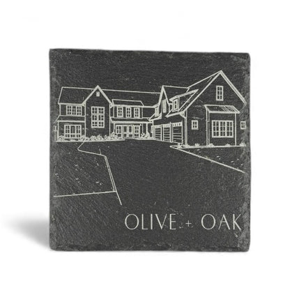 Slate Coaster with Image