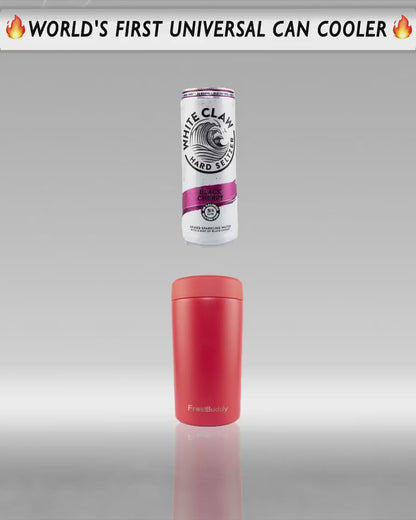 Frost Buddy Can Cooler-Laser Engraved Can Holder-Hold Cans 12-16 oz-Personalized Stainless Steel Koozie-Fathers Day-Groomsmen Gift-6 in 1