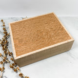 Lacewood and Curly Maple Box-Personalized Keepsake Box-7997