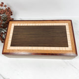 Multiple Wood Species and Curly Maple Box Keepsake Box-8003
