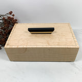 Multiple Woods, Birdseye Maple, and Curly Maple Box Keepsake Box-8054