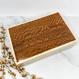 Leopardwood and Curly Maple Box Keepsake Box-8070