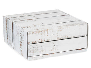 Gift Shipper Box-Distressed Wood Design, Medium Size