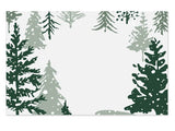 Gift Shipper Box-Snowy Pines Christmas Theme, Medium Size