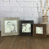Custom Brown and Cream Engraved Mini Photo On Canvas