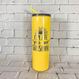 20 oz. Skinny Straight Glossy Personalized Insulated Tumbler